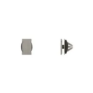 Disco Automotive Hardware 12040PK Rocker Molding Retainer, (12 x 20 mm Top) Head x 11 mm L Stem, Nylon, Gray
