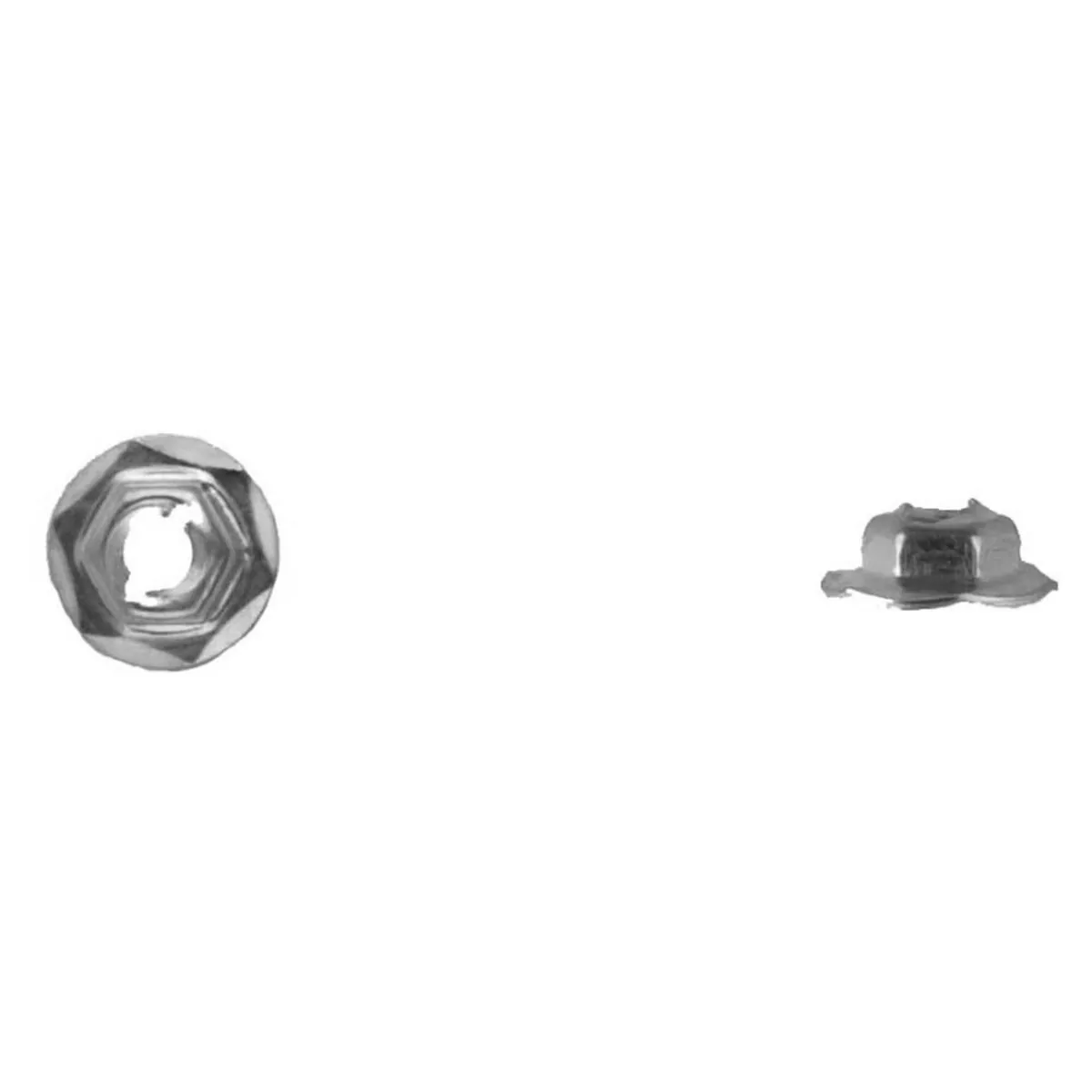 Disco Automotive Hardware 3/16" Stud Size 3/8" Hex 5/8" Flange
