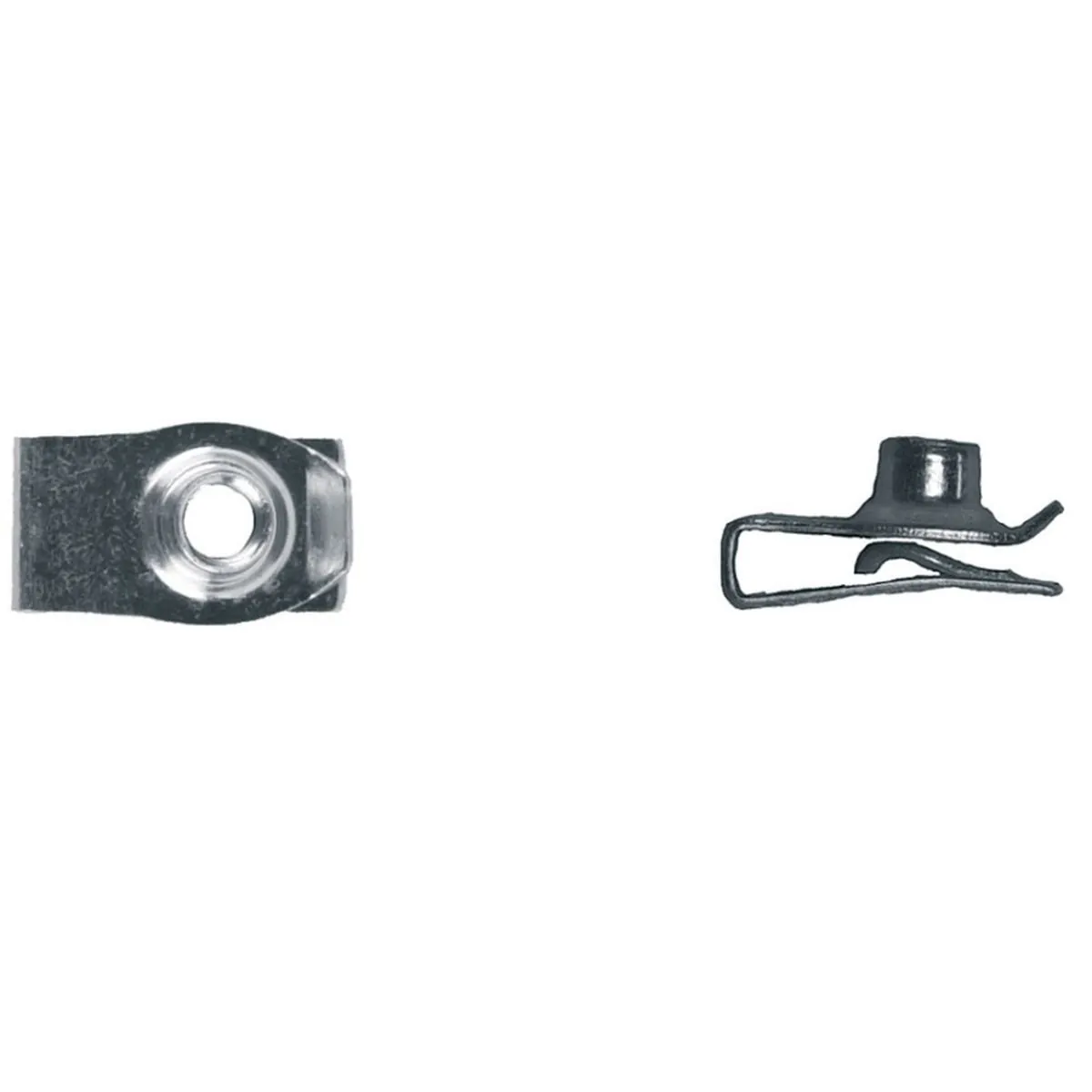 Disco Automotive Hardware Black Phos. Short Extruded "U" Nuts