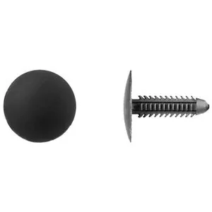 Disco Automotive Hardware 1/4" BLK NYL SHIELD RETAINER