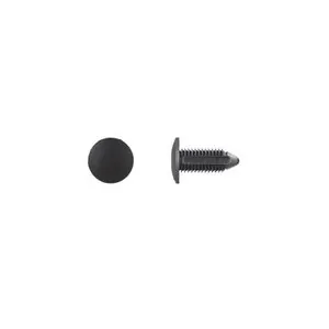 Disco Automotive Hardware 5648MT Bumper Fascia Retainer, 22 mm Dia Head x 30 mm L Stem x 25/64 in Hole, Nylon, Black