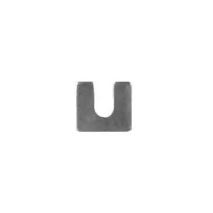 Disco Automotive Hardware 6016PK Shim, 1-1/4 x 1-1/8 in OD x 1/8 in THK x 3/8 in Slot, Steel, Bright Zinc