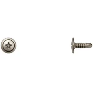 Disco Automotive Hardware Chrome Phil. Oval Washer Trim Screws