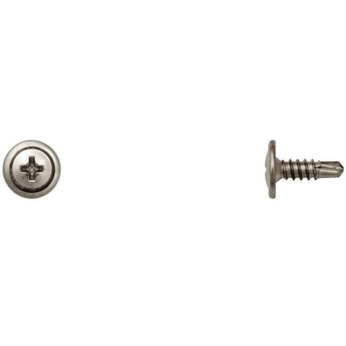 Disco Automotive Hardware Chrome Phil. Oval Washer Trim Screws