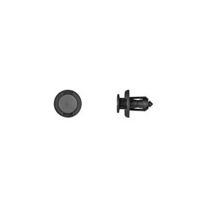 Disco Automotive Hardware 9282PK Push-Type Retainer, 16 mm L Stem x 25/64 in Hole, Nylon, Black