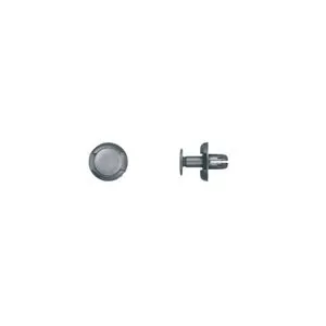 Disco Automotive Hardware 9292PK Push-Type Retainer, 10 mm L Stem x 5/16 in Hole, Nylon, Black