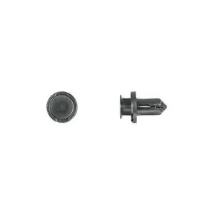 Disco Automotive Hardware 9294PK Push-Type Retainer, 15 mm L Stem x 25/64 in Hole, Nylon, Black
