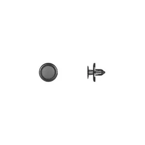 Disco Automotive Hardware 9465PK Push-Type Front Fender Liner Retainer, 10 mm L Stem x 9/32 in Hole, Nylon, Black