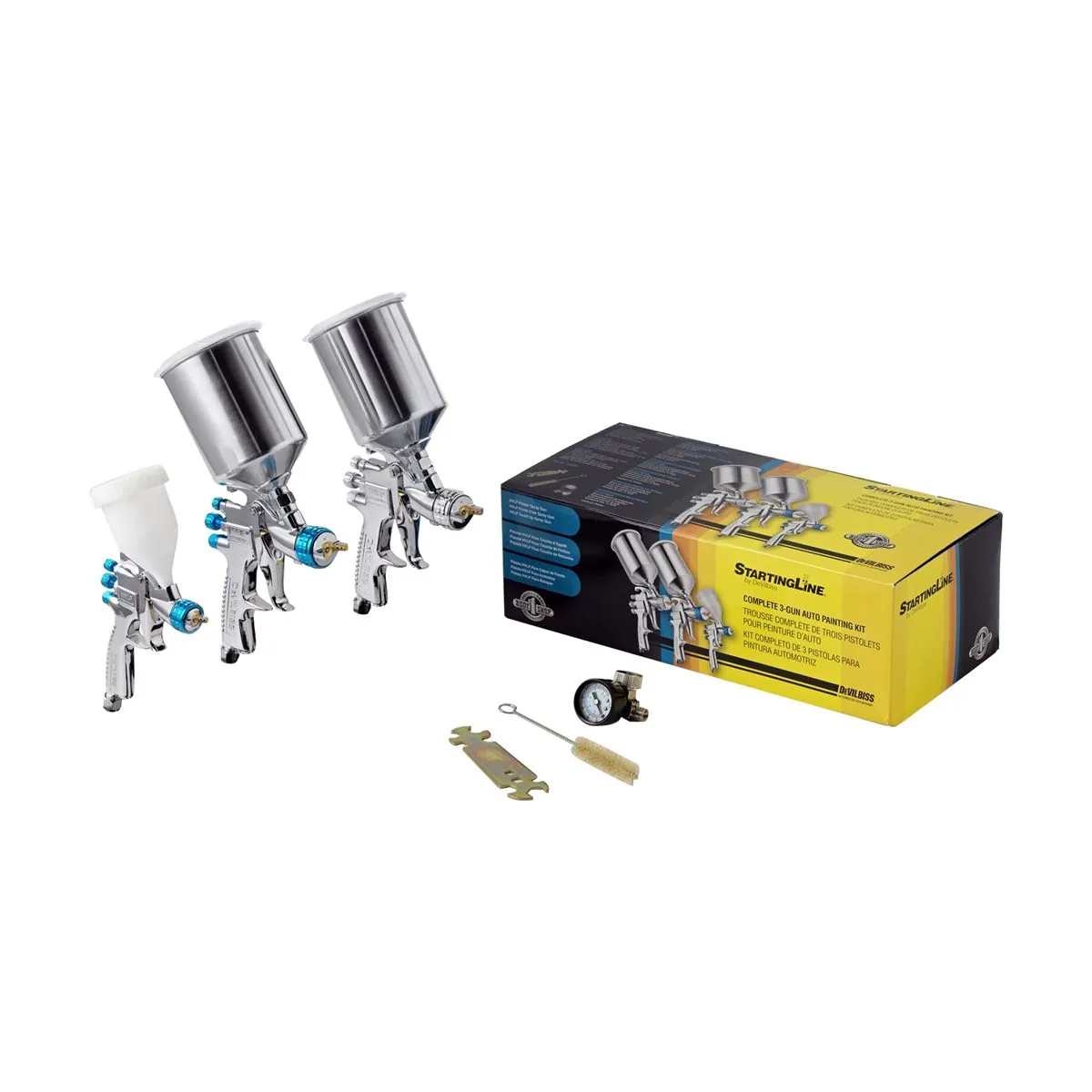 DeVilbiss 3 GUN STARTING LINE KIT