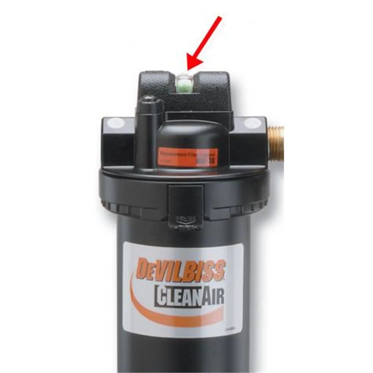 DeVilbiss FILTER CHANGE INDICATOR KIT (W/COVER & SCREWS)