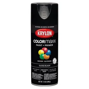 Krylon Gloss Black; 12 oz. Aerosol