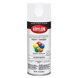 Krylon Gloss White; 12 oz. Aerosol