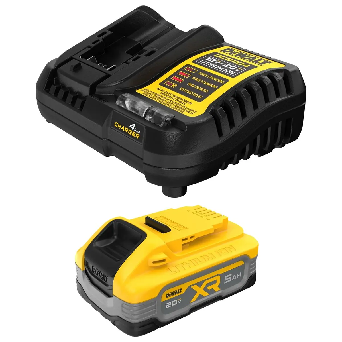 DeWalt 20V MAX* XR 5Ah Battery Kit