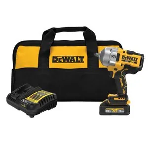DeWalt 20V MAX* XR Brushless Cordless 1/2 in High Torque Impact Wrench with Hog Ring Anvil Kit