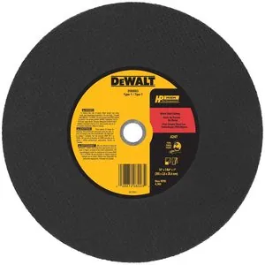 DeWalt 14"x1" Stud Chop Saw Whl (Lt)
