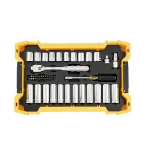 DeWalt 85 Piece Mechanics Tool Set with ToughSystem Trays