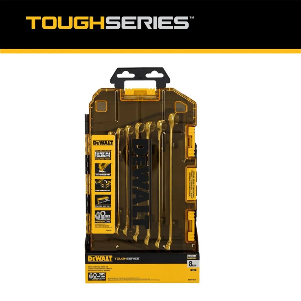 DeWalt TOUGHSERIES Metric Combination Wrench Set - 8 Piece