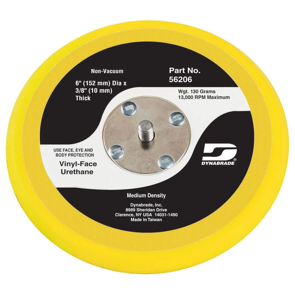 Dynabrade Value 6" non-vac sanding pad
