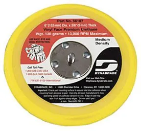 PSA Vinyl-Face 6" Diameter Random Orbital Sanding Pad