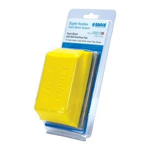 Eagle Abrasives, Inc. 00212M Hand Sanding Block with Micro Hook Interface Pad, Super-Tack Attachment