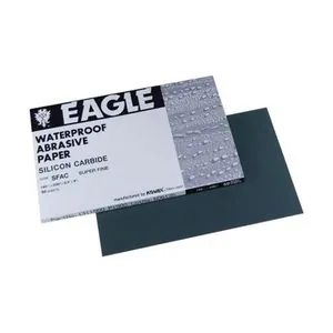 Eagle Abrasives, Inc. KOVAX 131-1000 Sanding Sheet, 5-1/2 in W x 9 in L, 1000 Grit, Silicon Carbide Abrasive, Paper Backing, Wet