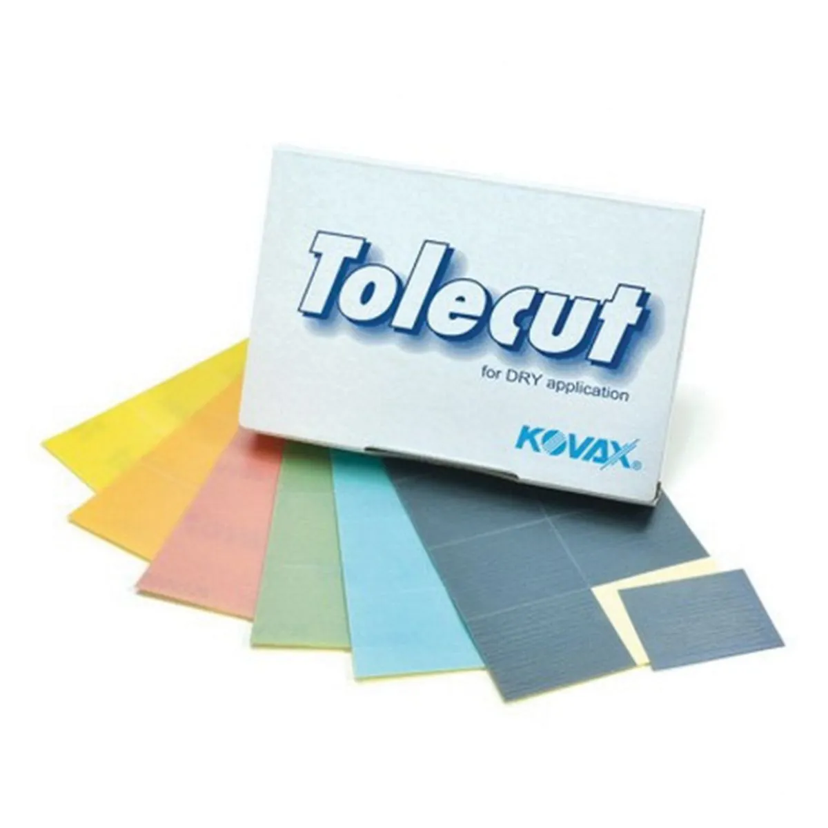 Eagle Abrasives, Inc. KOVAX Tolecut 191-1526 8-Cut File Sheet, 70 mm W x 114 mm L, 1200 Grit, Dry, Stickon (PSA) Attachment, Orange