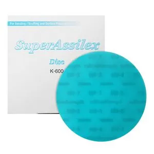 Eagle Abrasives, Inc. (25)Super Assilex 193-1518 Sanding Disc, 6 in Dia, K600 Grit, Sky, No Holes