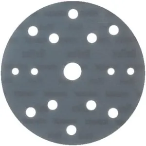 Eagle Abrasives, Inc. KOVAX Super Buflex 193-1564 Buflex Disc, 6 in, 15 Holes, 3000 Grit, Super-Tack Attachment, Black