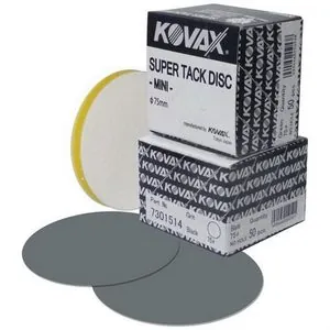 Eagle Abrasives, Inc. KOVAX Super Buflex 730-1514 Abrasive Disc, 3 in, 3000 Grit, Super-Tack Attachment, Black