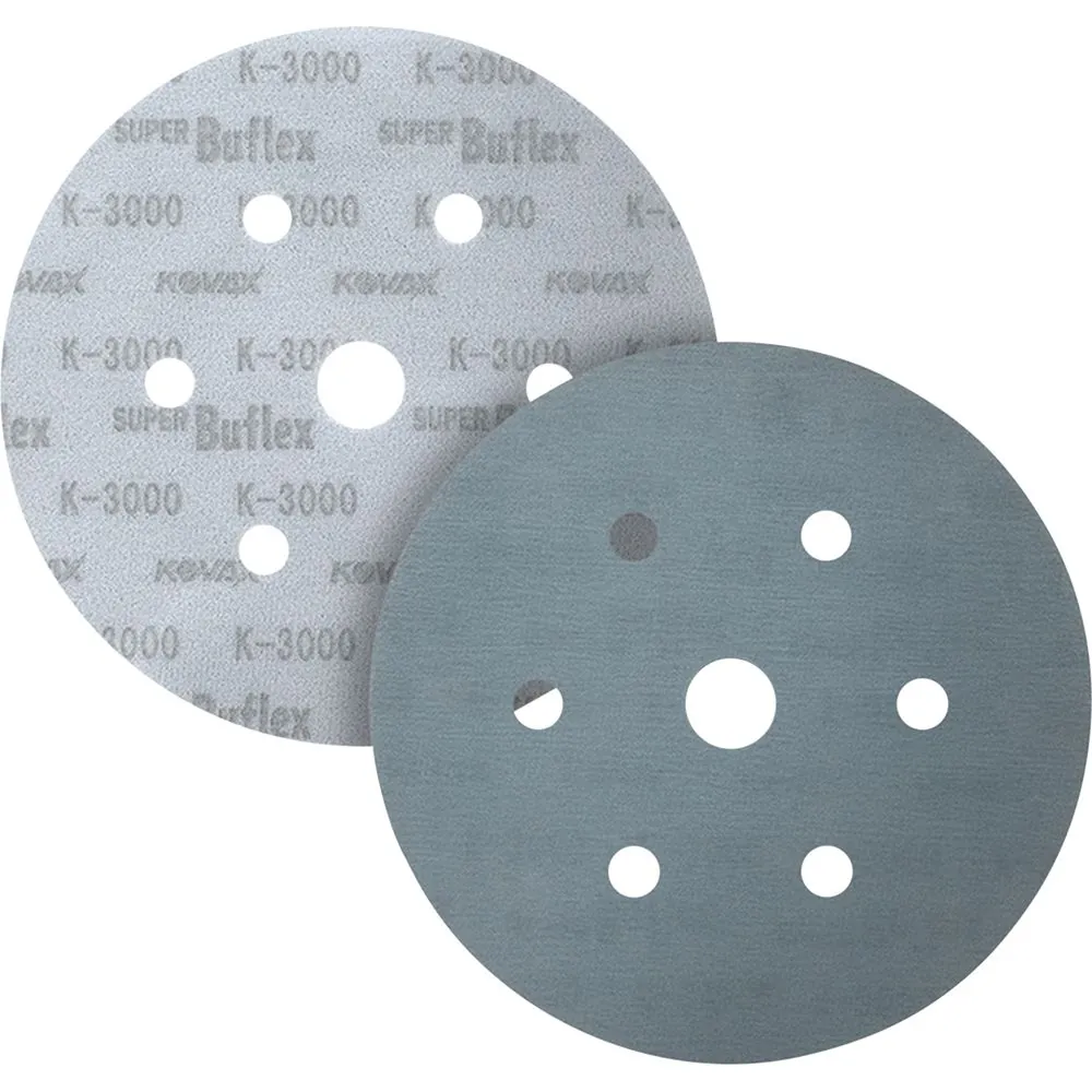 6" DRY Super Buflex Dustless Discs - Blk 7/H-K-3000