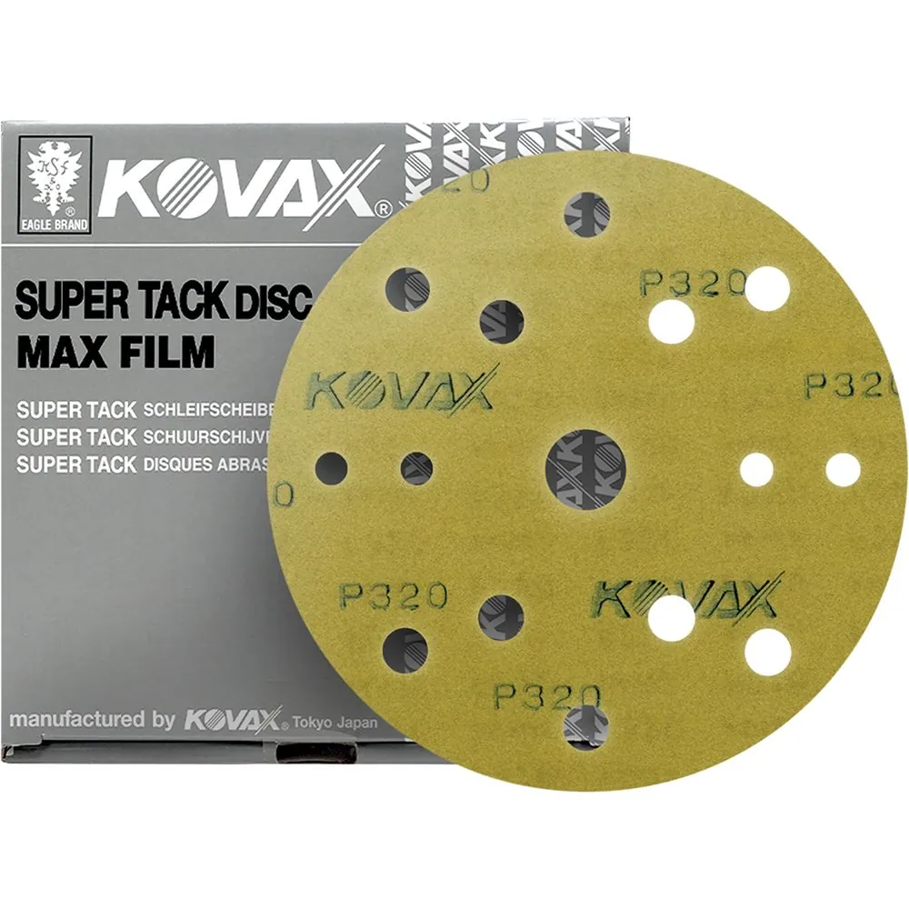6" MaxFilm S-Tack (Hook & Loop) Dustless Discs 15/H-P320