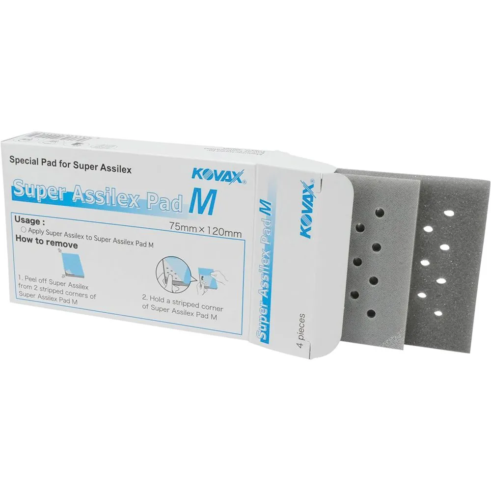 Super Assilex Pads - M- 4 pads, for Super Assilex Sheets