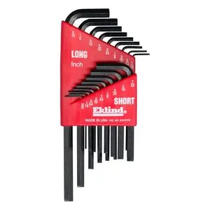 Eklind Tool Company HEX KEY SET 18 PC SAE SHORT/LONG