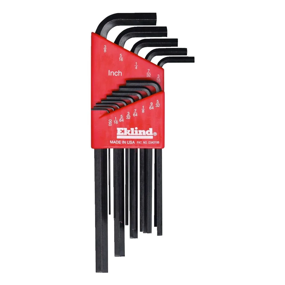 Eklind Tool Company HEX KEY SET 13 PC SAE LONG .050-3/8IN.