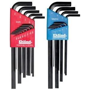 Eklind Tool Company HEX KEY SET 22 PC SAE/METRIC LONG