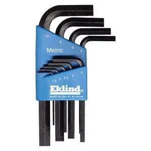 Eklind Tool Company HEX KEY SET 9 PC METRIC SHORT 1.5-10MM