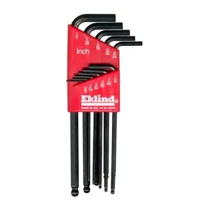 Eklind Tool Company HEX KEY SET 11 PC BALL END SAE LNG .050-5/16IN