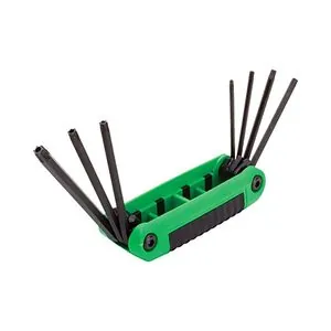 Eklind Tool Company 7-Piece Ergo-Foldr Tamper Proof Torxr Key Set