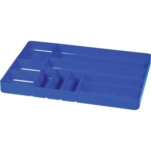 11" x 16" 10 compartment Organizer Tray - Blue
