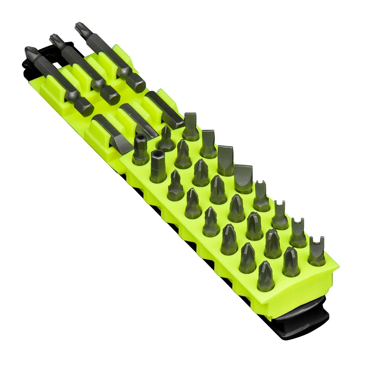 Ernst Mfg. 8" 30 Tool Magnetic Bit Buddy - Black/Hi-Viz