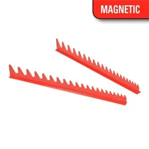 Ernst Mfg. 20 Tool Wrench Rail Set w/ Magnetic Backing - Red