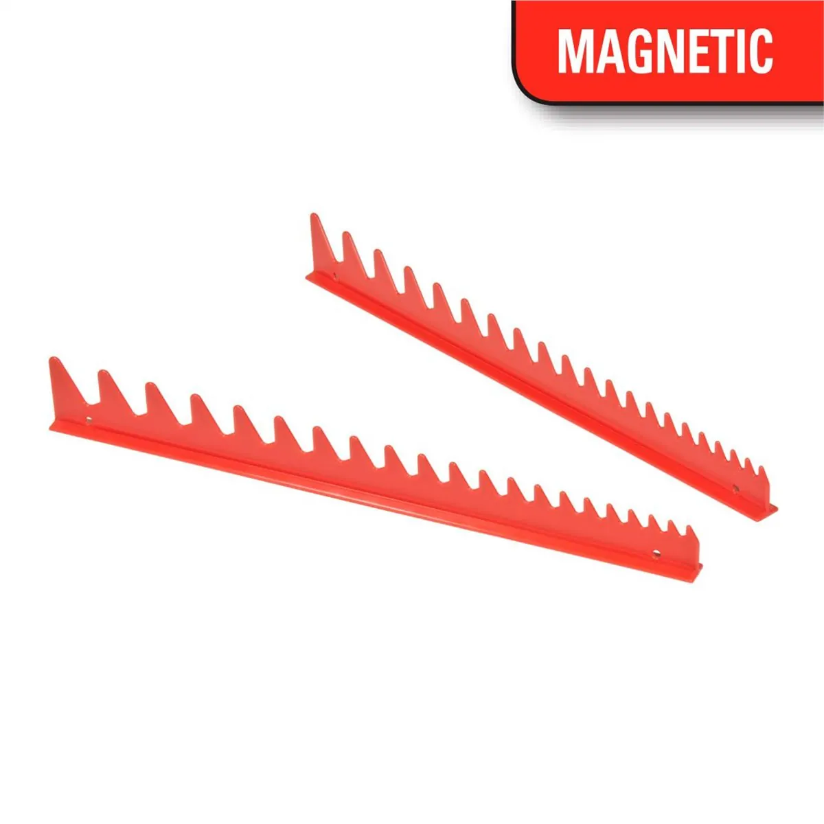 Ernst Mfg. 20 Tool Wrench Rail Set w/ Magnetic Backing - Red