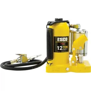 ESCO Pro Series 12 Ton Air Hydraulic Bottle Jack