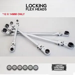12 x 14mm Extra Long Locking Flex Head Wrench