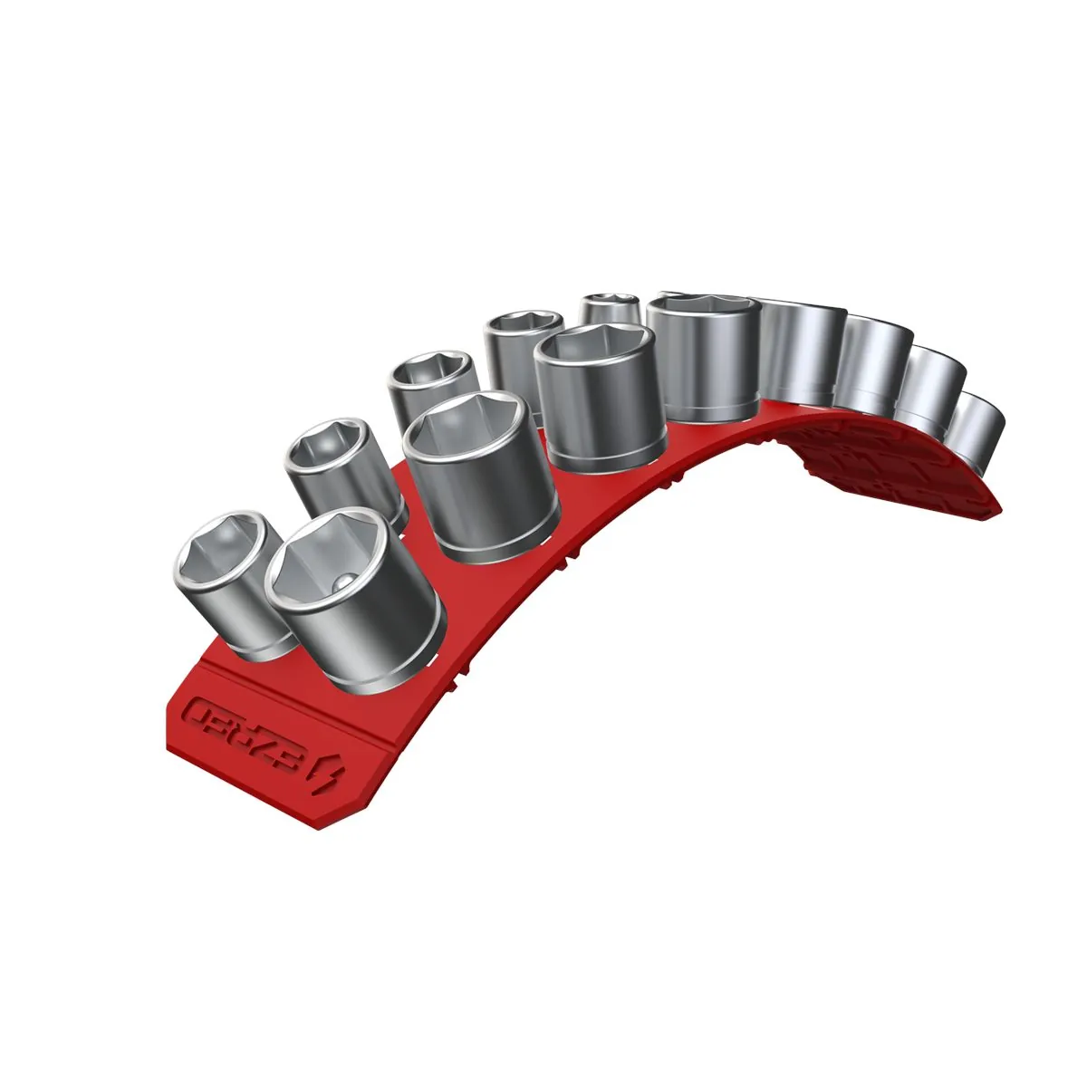 E-Z Red Magnetic Flexible 18 Peg Socket Holder