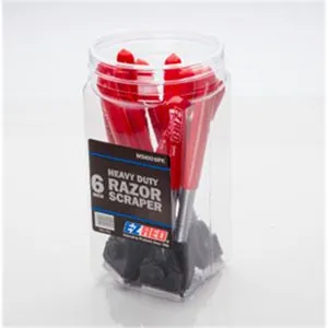 E-Z Red 10PC 6" Scraper Display