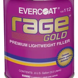 Rage Gold Premium Lightweight Body Filler, .8 GAL (3.0 LT)