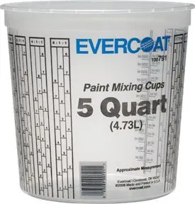 5 Quart Paint Mixing Cups