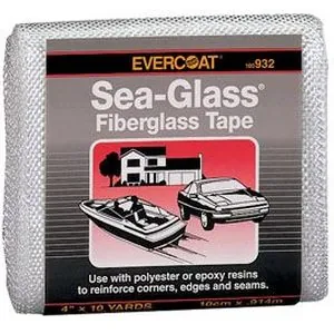 Fiberglass Tape, 4" x 10 yds.