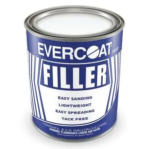 Fibre glass Evercoat 100141 Lightweight Body Filler, 3 L Can, Pale Yellow, Liquid